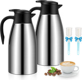 SSAWcasa 2L Thermal Coffee Carafe Insulated Stainless Steel 2 Packs